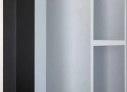 Sammlervitrine LENNY 66,5x66,5x13,7 cm Schwarz/Weiß