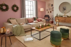 Schaffell UNIKAT ISLAND 60 x 85 cm altrosa