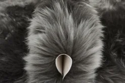 Schaffell UNIKAT OAKLAND I 60 x 85 cm schwarz