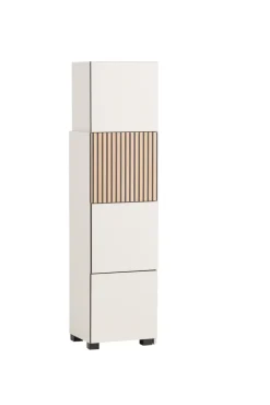 Schieberegal ALEXA 40(70) x 165,1 cm cremebeige/braun