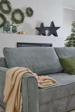 Schlafsofa CHARLTON mintgrün-grau