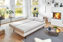 Schlafsofa LUVEN naturbeige