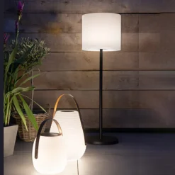 SCHÖNER WOHNEN-Kollektion Akku LED Stehlampe MINA 150 cm sandschwarz