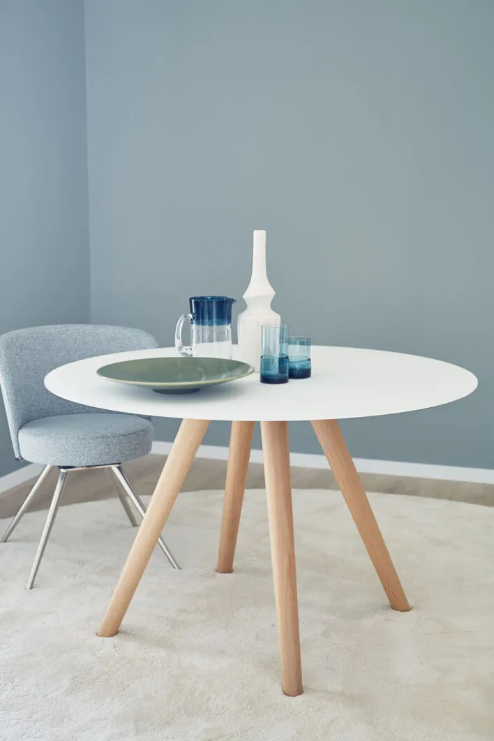 SCHÖNER WOHNEN-Kollektion Esstisch rund ROUND Optiwhite