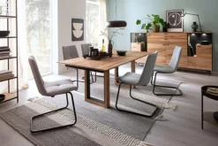 SCHÖNER WOHNEN-Kollektion LED Pendelleuchte WOOD 40 cm schwarz