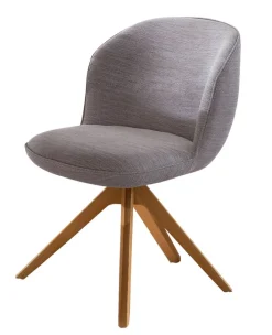 SCHÖNER WOHNEN-Kollektion Polsterstuhl SW BOWL Eiche/ grau