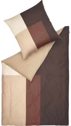 SCHÖNER WOHNEN-Kollektion Satin-Bettwäsche HAPPY 135 x 200 cm burgundy