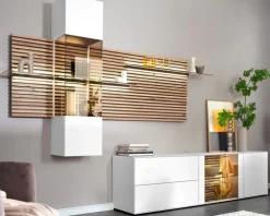 SCHÖNER WOHNEN-Kollektion Wohnwand YONNA mit Glasboden
