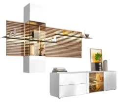 SCHÖNER WOHNEN-Kollektion Wohnwand YONNA mit Glasboden