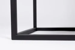 Schrank JOANNA 70 x 145 cm Rattangeflecht/schwarz