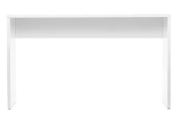 Schreibtisch 130 x 75 cm weiß matt