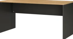 Schreibtisch ANCONA 158 x 79 cm Graphit/ Navarra Eiche