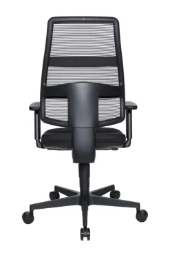 Schreibtischstuhl OTTAWA 48 x 48 cm Stoffbezug schwarz