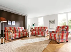 SCHRÖNO Sessel SYDNEY Stoffbezug kariert