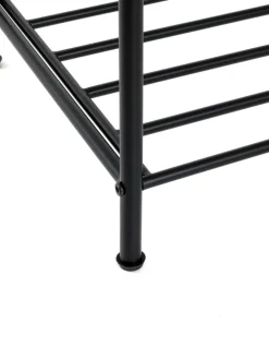 Schuhregal 83 x 37 cm schwarz