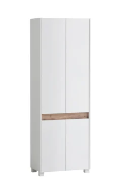 Schuhschrank COSMO 57 x 165 cm weiß