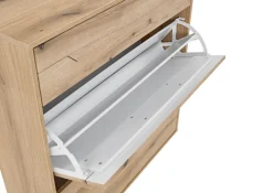 Schuhschrank PERADO 94 x 100 cm braun-Eiche Evoke Dekor