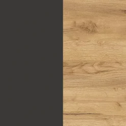 Schuhschrank SARAH 100 x 129 cm Braun/Graphit