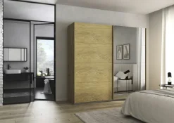 Schwebetürenschrank CAMBRIDGE braun