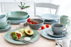 Seltmann Weiden Henkelbecher BEAT COLOR GLAZE 6er Set arktisblau