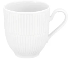 Seltmann Weiden Kaffeebecher AMINA 6er Set Porzellan weiß