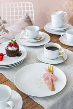 Seltmann Weiden Kaffeeservice TERRA 18-teilig weiß