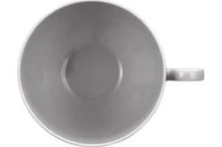 Seltmann Weiden Milchkaffeetasse AMINA 6er Set Porzellan silbergrau