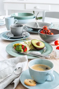 Seltmann Weiden Speiseteller BEAT COLOR GLAZE 6er Set salbeigrün