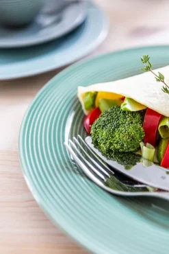 Seltmann Weiden Speiseteller BEAT COLOR GLAZE 6er Set arktisblau