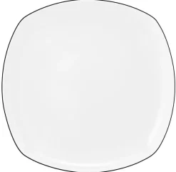 Seltmann Weiden Speiseteller LIDO 6er Set 26 cm schwarz/weiß