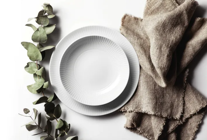 Seltmann Weiden Speiseteller AMINA 6er Set Porzellan weiß