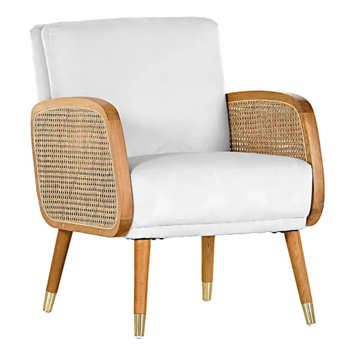 Sessel GLORIA Rattan Natur /weiß