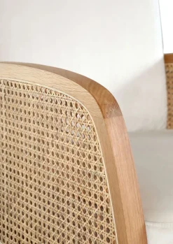 Sessel GLORIA Rattan Natur /weiß