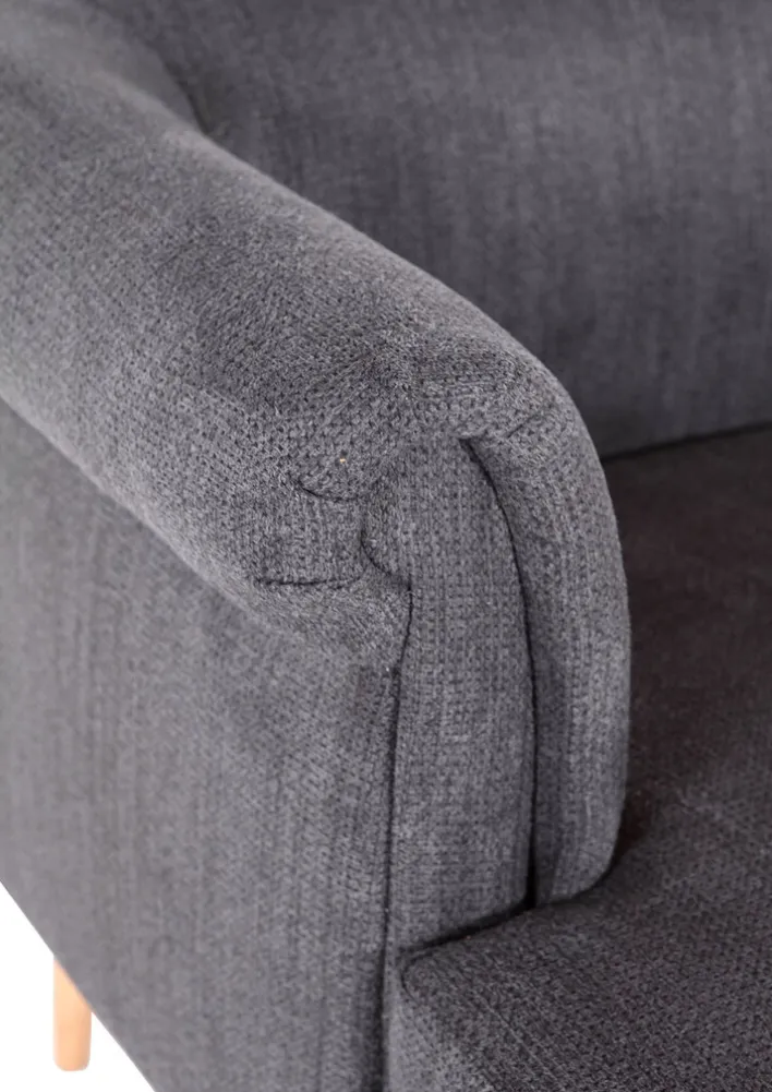 Sessel OLSEN Stoffbezug grau