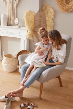 Sessel Set INGA 2-teilig Picasso silbergrau