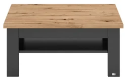 set one by Musterring Couchtisch YORK 64 anthrazit /Eiche Artisan