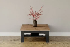 set one by Musterring Couchtisch YORK 64 anthrazit /Eiche Artisan