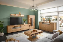 set one by Musterring Couchtisch DELTONA 110x65 cm Eiche Artisan Dekor / Sandstein