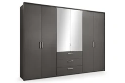 set one by Musterring Drehtürenschrank HENDERSON grau