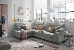 set one by Musterring Ecksofa FAMOSA grau