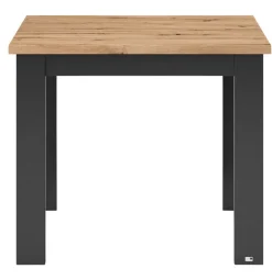 set one by Musterring Esstisch YORK 66 anthrazit /Eiche Artisan