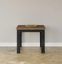 set one by Musterring Esstisch YORK 66 anthrazit /Eiche Artisan