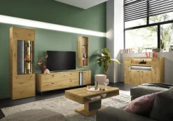 set one by Musterring Highboard DELTONA 154x122 cm Eiche Artisan Dekor / Sandstein