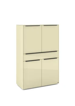 Set one by Musterring Highboard RENO 92x140 cm kaschmir