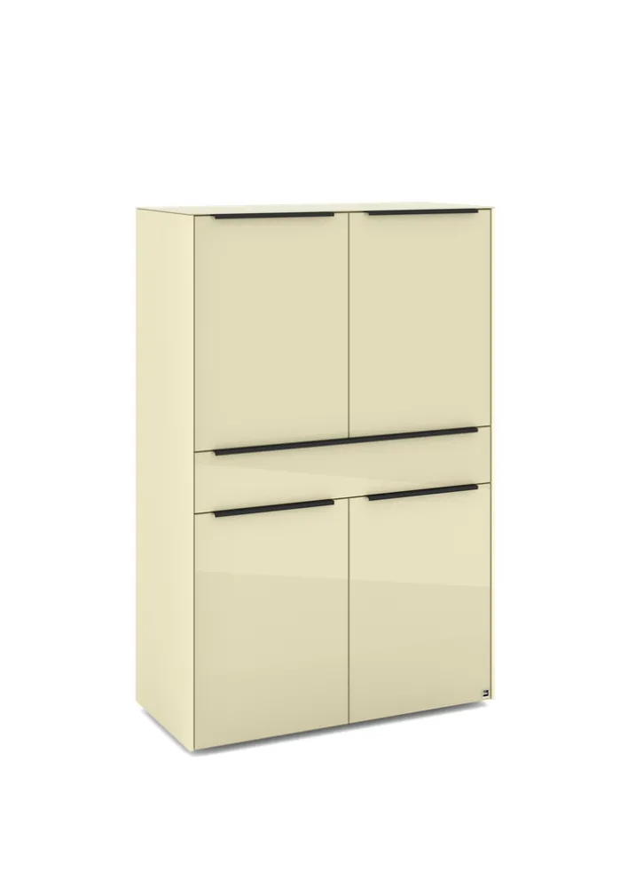 Set one by Musterring Highboard RENO 92x140 cm kaschmir
