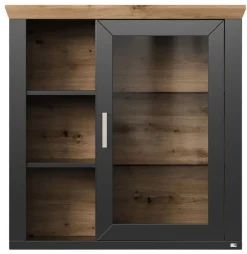 set one by Musterring Hängeschrank YORK 21 anthrazit /Eiche Artisan