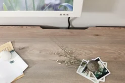 set one by Musterring Lowboard YORK 200x63 cm weiß/braun