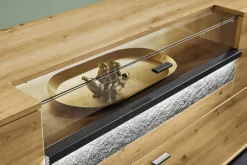 set one by Musterring Lowboard DELTONA 214x67 cm Eiche Artisan Dekor / Sandstein