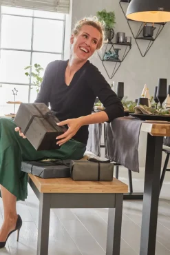 set one by Musterring Sitzbank YORK 61 anthrazit /Eiche Artisan