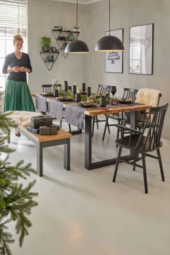 set one by Musterring Sitzbank YORK 61 anthrazit /Eiche Artisan